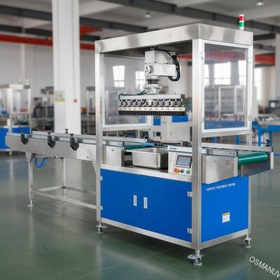 Untuk Pengolahan Permukaan 0-3m/Min Kecepatan Lapisan Mesin Lapisan Semprot 1000mm Panjang Minimal Mesin Dan 300mm Lebar Semprot