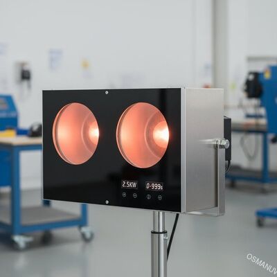 2.5KW Konsumsi daya Pengering inframerah dengan Waktu Pemanasan 0-999s