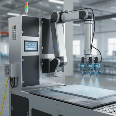 Untuk pelat baja, Kalsium SilikatBoard 4.6KW Power Supply Spray Coating Machine Untuk ukuran pelapis tahan lama disesuaikan