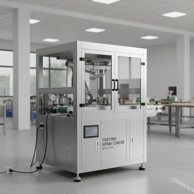 Mesin Lapisan Semprot yang Disesuaikan dengan Dimensi dan Pasokan Listrik AC220V/50HZ