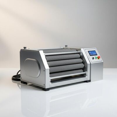 Untuk Ar Kaca Atau Lantai Kayu Atau Lembar Karet permukaan Rol Coating Mesin Dengan 220V / 50Hz Daya Dan Kecepatan 0-20m / Min