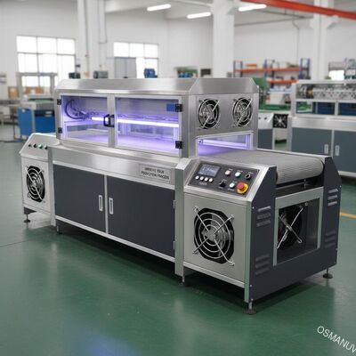 0-15m/min Kecepatan Sistem Pengeringan UV dengan pendingin udara Meningkatkan Proses Produksi Anda