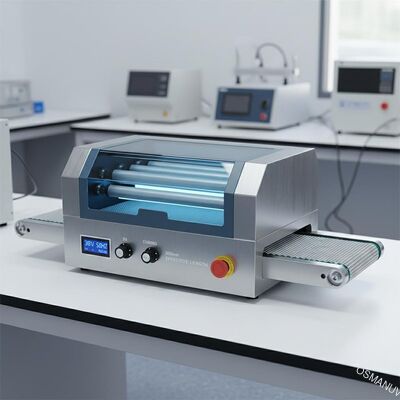 300mm Efektif Panjang UV Mesin pengerasan dengan pengerasan dan 380V 50HZ tegangan catu daya