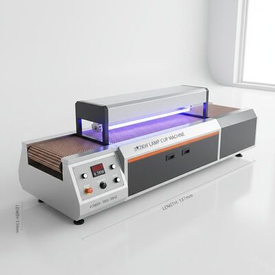 1387mm 9.7KW UV Lamp Curing Machine Dengan 380V 50HZ Power Supply Voltage