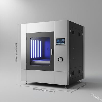 PLC Control UV Curing Machine 0.2-50mm Ketebalan Curing 500mm*600mm*1000mm Dimensi