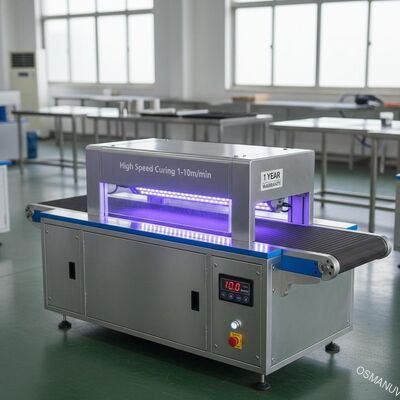 Mesin pengerasan LED dengan kecepatan tinggi 1-10m/menit 1 tahun