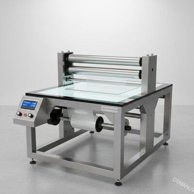 1.5KW Mesin Laminasi Film Untuk Laminasi Tepat Dan Lemes Ketebalan 0.03-2mm Untuk Kaca, Akrilik, Plastik, Borat