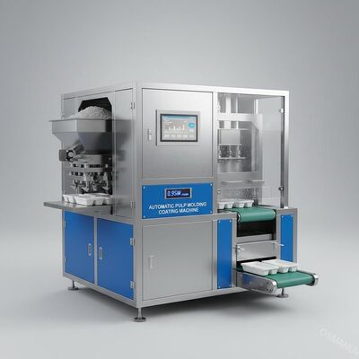 Keandalan Tinggi Konsumsi Daya 0,95KW Mesin Lapisan Pulp Molding Otomatis
