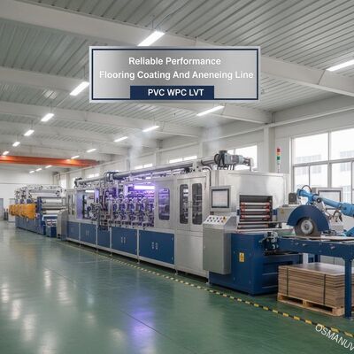 Performa yang dapat diandalkan Precision Engineering Flooring Coating And Annealing Line Untuk PVC WPC LVT