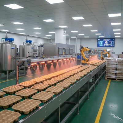 Jalur produksi lapisan penghalang berbasis air