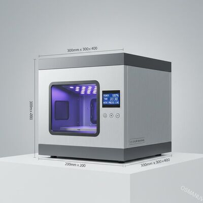 300mm*300mm*400mm Mesin UV LED Curing untuk 200mm*200mm Curing Area dan Precision Curing
