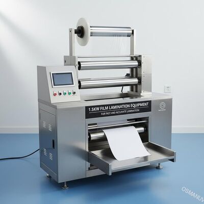 1.5KW Peralatan Laminasi Film Untuk Laminasi Cepat Dan Tepat
