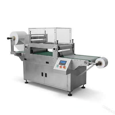 1-20m/Min Conveying Speed Film Laminating Machine 500mm Panjang 0-1320mm Lebar Kerja Untuk Acrylic Plastic Sheet Board