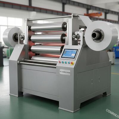 3000KG Mesin Laminasi Film Pemanasan Listrik 25KW Sistem Kontrol PLC