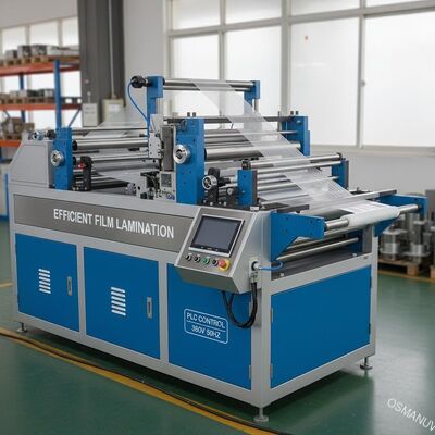 Peralatan laminasi film yang efisien dengan kontrol PLC 380V 50HZ