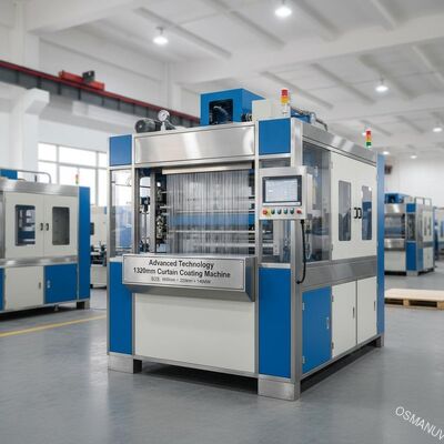 Teknologi Canggih Mesin Lapisan Tirai 1320mm 6000mm × 2200mm × 1400mm Ukuran