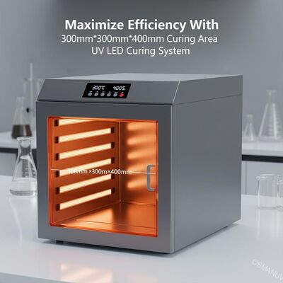 Maksimalkan Efisiensi Dengan 300mm*300mm*400mm Curing Area UV LED Curing System
