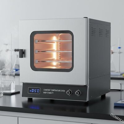 Seragam suhu ± 0,5°C Oven suhu konstan Untuk pemanasan presisi Stabilitas tinggi
