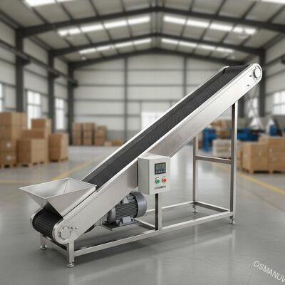 50kg/H Kapasitas Mesin Pengiriman Sabuk Conveyor Untuk Transportasi 220V