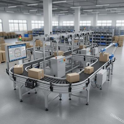 High Speed Versatile Belt Conveyor System Dengan Operasi Otomatis