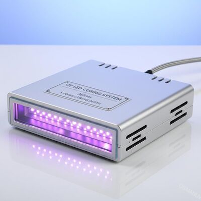 Aluminium Alloy UV LED Mesin Pengeringan Untuk 5-20mm Depth Pengeringan 365nm Wavelength