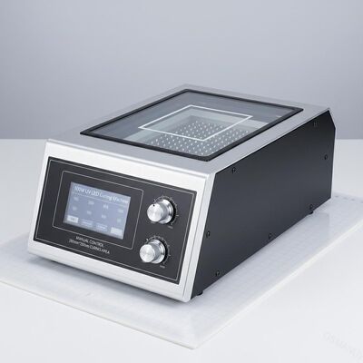 100W UV LED Mesin pengerasan untuk kontrol manual 200mm * 200mm area pengerasan