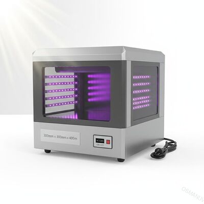 5mm Depth Ultraviolet LED Curing Machine 300mm*300mm*400mm Untuk AC220V Power Supply