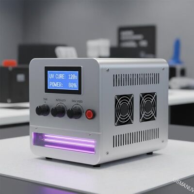 Manual Control Air Cooling UV LED Curing Machine Untuk Alloy Aluminium