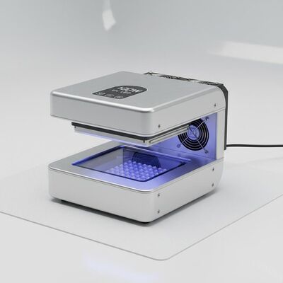 100W UV LED Mesin pengerasan untuk area pengerasan 200mm * 200mm Dengan paduan aluminium