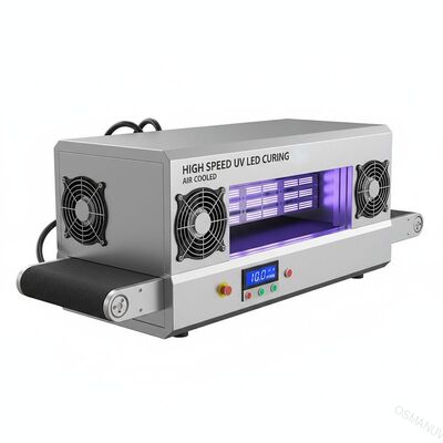 Mesin pengerasan LED UV dengan pendinginan udara kecepatan tinggi 1-10m/min