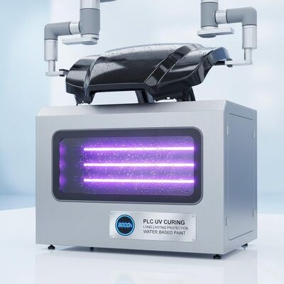 Mesin PLC UV Curing Perlindungan Lama Berbasis Air Cat Dengan Umur Lampu 8000h