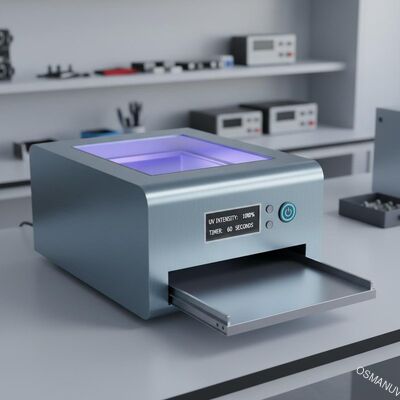 Mesin pengeringan papan UV berkinerja tinggi dengan lampu UV 365nm untuk area pengeringan 300mm * 400mm