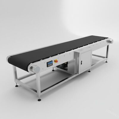 2m*0.6m*1.5m Mesin sabuk pengangkut dengan operasi sabuk karet otomatis