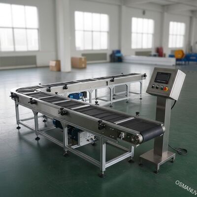 Sistem conveyor sabuk kapasitas 50 kg/jam dengan kontrol kecepatan otomatis