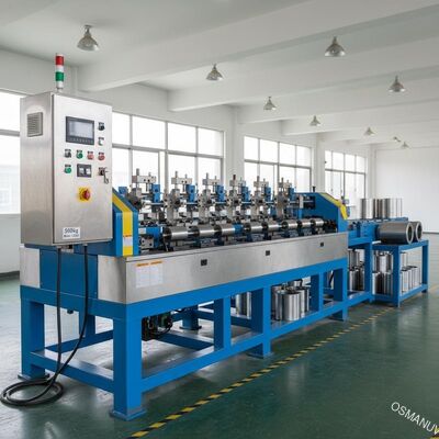 220V/50Hz Power Supply Conveyor Roller Manufacturing Machine 500kg Kapasitas Beban