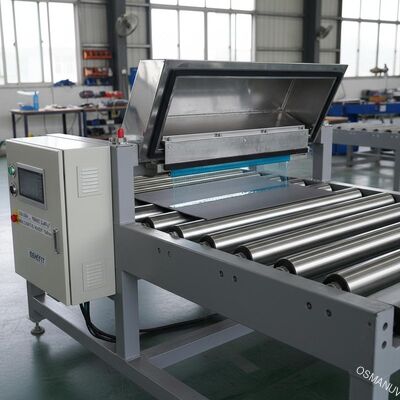 220V/50Hz Power Supply Heavy Duty Conveyor Rollers Max Coating Width 1000mm untuk Manfaat