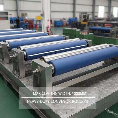 Lebar Lapisan Maksimal 1000mm Roller Conveyor Tugas Berat untuk Kinerja Lapisan
