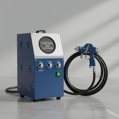 220V/50Hz Power Supply Peralatan Lapisan Semprot Industri dengan Konsumsi Daya 2KW