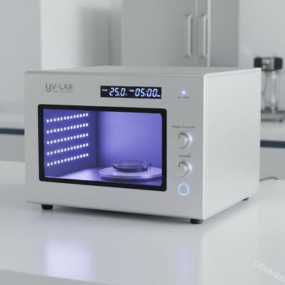 Mesin Penyinaran UV Panjang Gelombang 365nm dengan Kontrol Suhu dan Timer Manual/Automatik