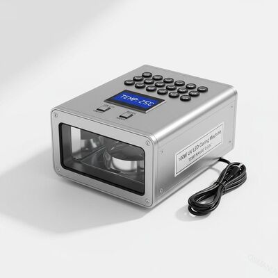 100W UV LED Mesin pengerasan untuk kisaran suhu 0-50C dengan Aluminium Alloy Body