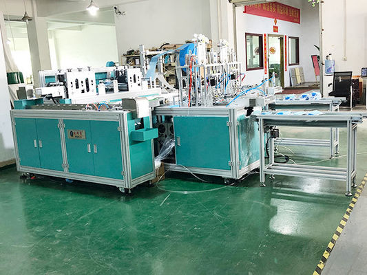 Mesin Pembuat Masker Wajah Bedah ISO9001 20KW / Lini Produksi Masker Bedah