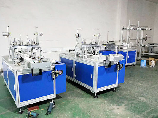 Mesin Pembuat Masker Wajah Bedah ISO9001 20KW / Lini Produksi Masker Bedah