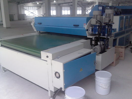 380V 50Hz Tiga Tahap Peralatan Pelapis Rol Bangunan 15m / Min