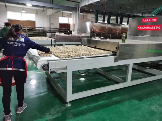 Terowongan Sterilisasi Udara Panas untuk Pulp Cetakan, Teh & Makanan | Pengeringan & Sterilisasi Multi-Tujuan