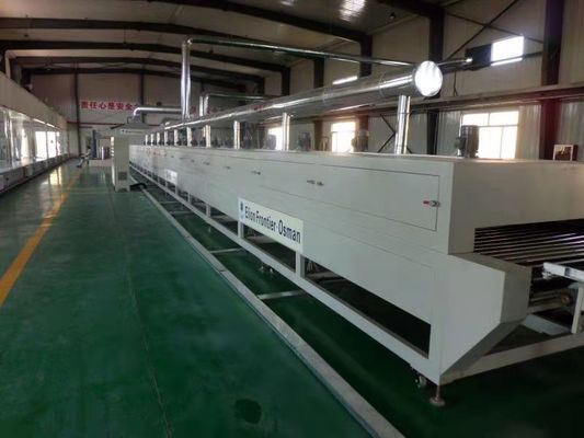 Papan MDF 388kw Uv Light Curing Spray Coating Machine Kontrol PLC Papan Kalsium Silikat