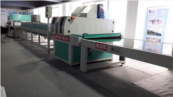 Plat Baja 1.5mm 2.2KW Konveyor Tempat Digital Uv Reverse Roll Coater