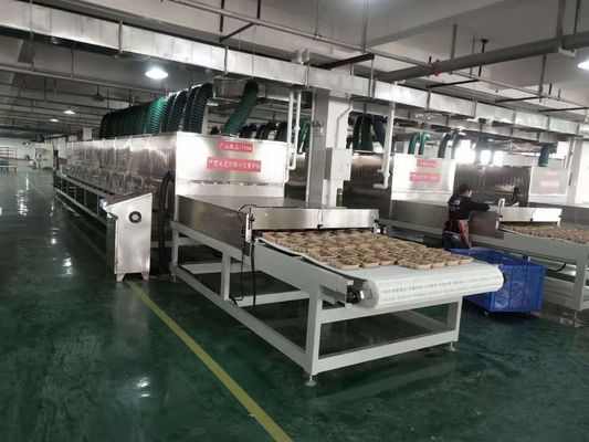 Pemantauan kinerja secara real time Peralatan pengeringan gelombang mikro untuk cetakan pulp, herbal, tanah