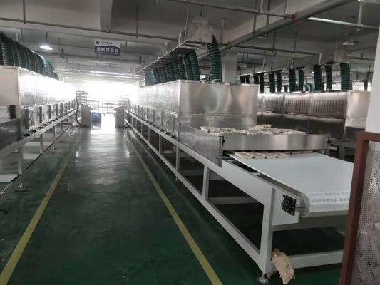 Lini produksi pengeringan microwave multi-tujuan yang dapat disesuaikan untuk penghematan energi sterilisasi industri & dehidrasi