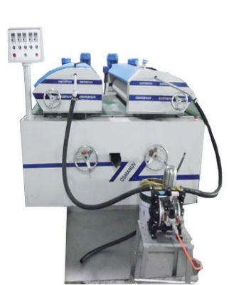 220V/50Hz Power Supply Heavy Duty Conveyor Rollers Max Coating Width 1000mm untuk Manfaat
