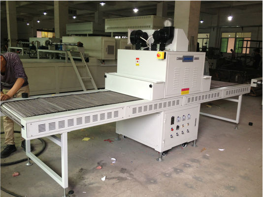 Sabuk pengaman stainless steel Mesin Curing Uv Kertas Film PVC, Akrilik Dan Mesin Curing UV Diperpanjang Pesawat Lainnya